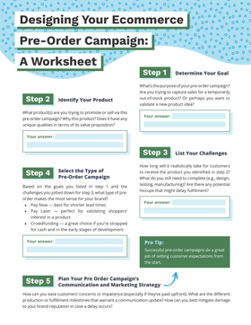How To Sell Products Before Opening A Store With Pre-Order Campaign