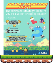 The cover of the Holiday Marketing Hero guide. 