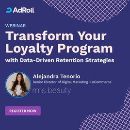 Transform your loyalty program with data-driven retention strategies with Alejandra Tenorio, the senior director of digital marketing and ecommerce at rms beauty.